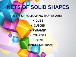 3 d shapes