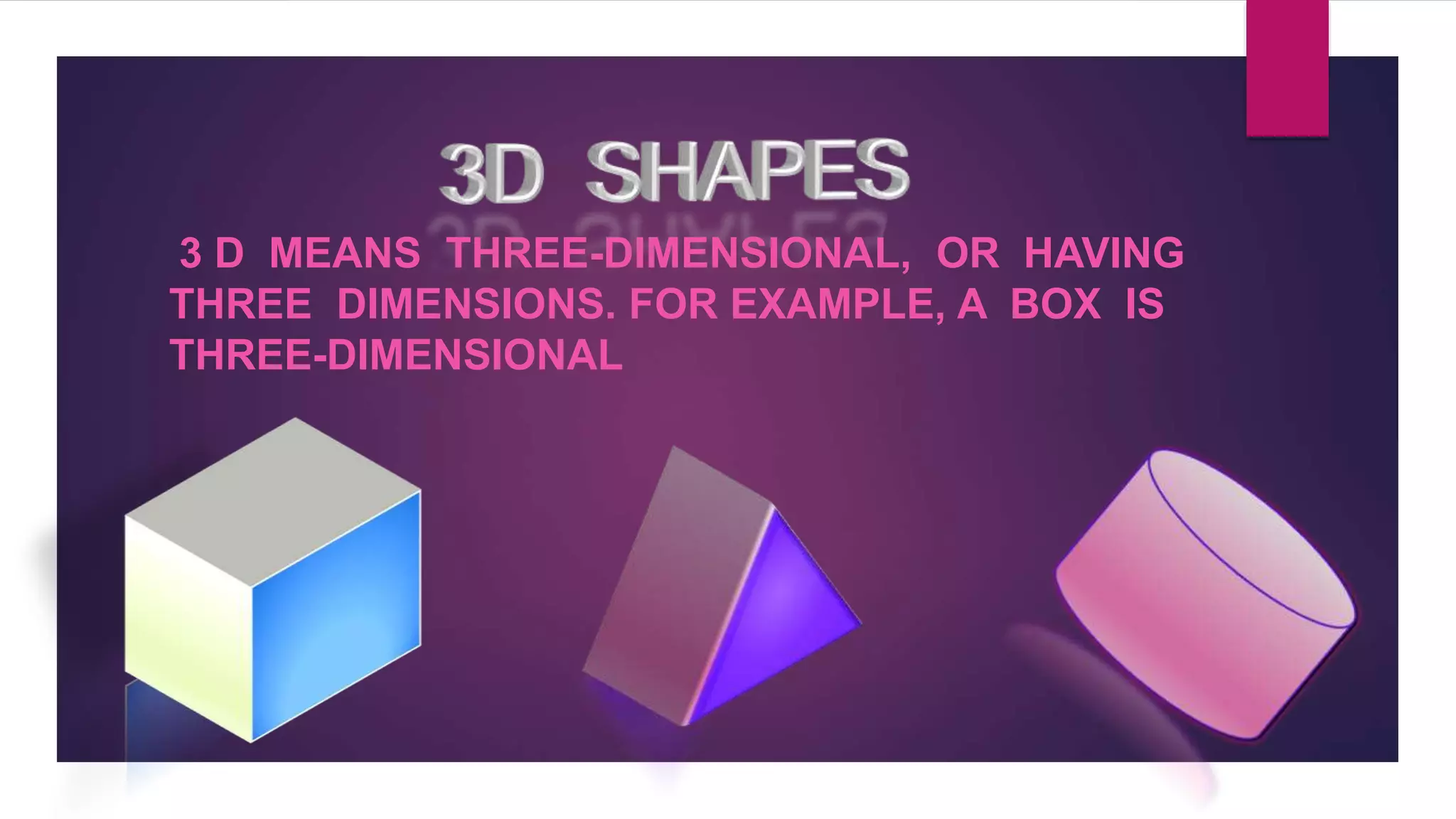 3 d shapes | PPTX