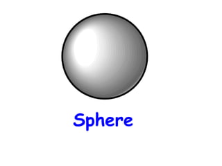 Spherical In Shape Comprehensive Learning on Properties and Examples of 3D Shapes | PPTX