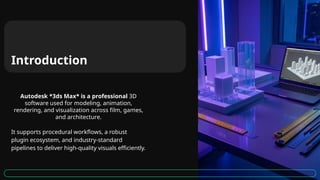 Comprehensive Guide to 3ds Max for 3D Modeling, Animation, and ...