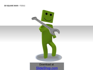 3D SQUARE MAN – TOOLS