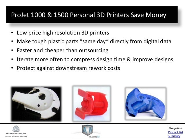 3D Systems printer overview FTI - 3D Systems Printer Overview Fti Projet 1000 1500 Series 10 638