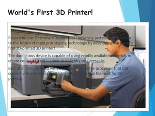 3D Display Technology | PPTX