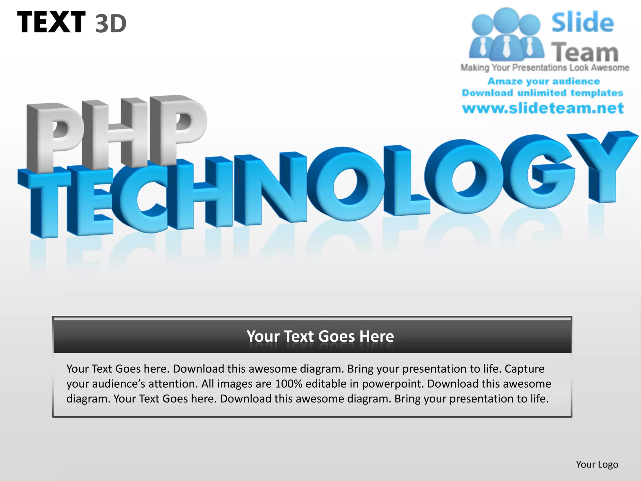 3d text powerpoint slides ppt templates PPT