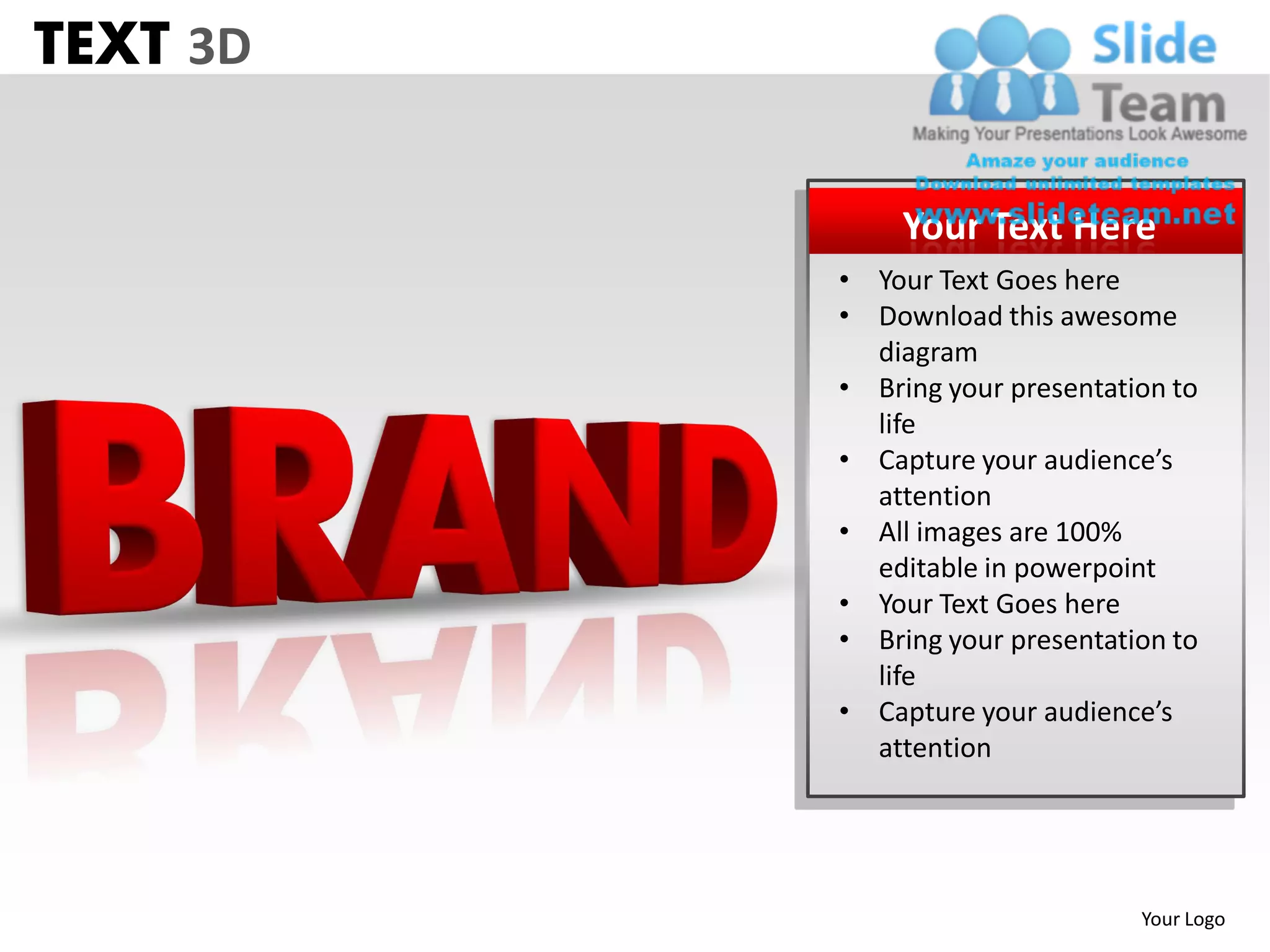 3d text powerpoint slides ppt templates PPT