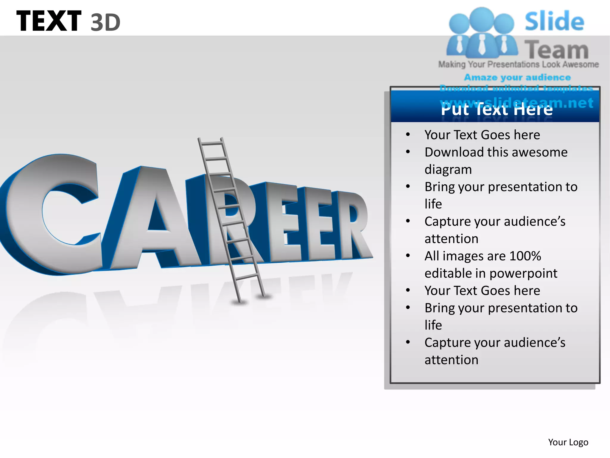 3d text powerpoint slides ppt templates PPT