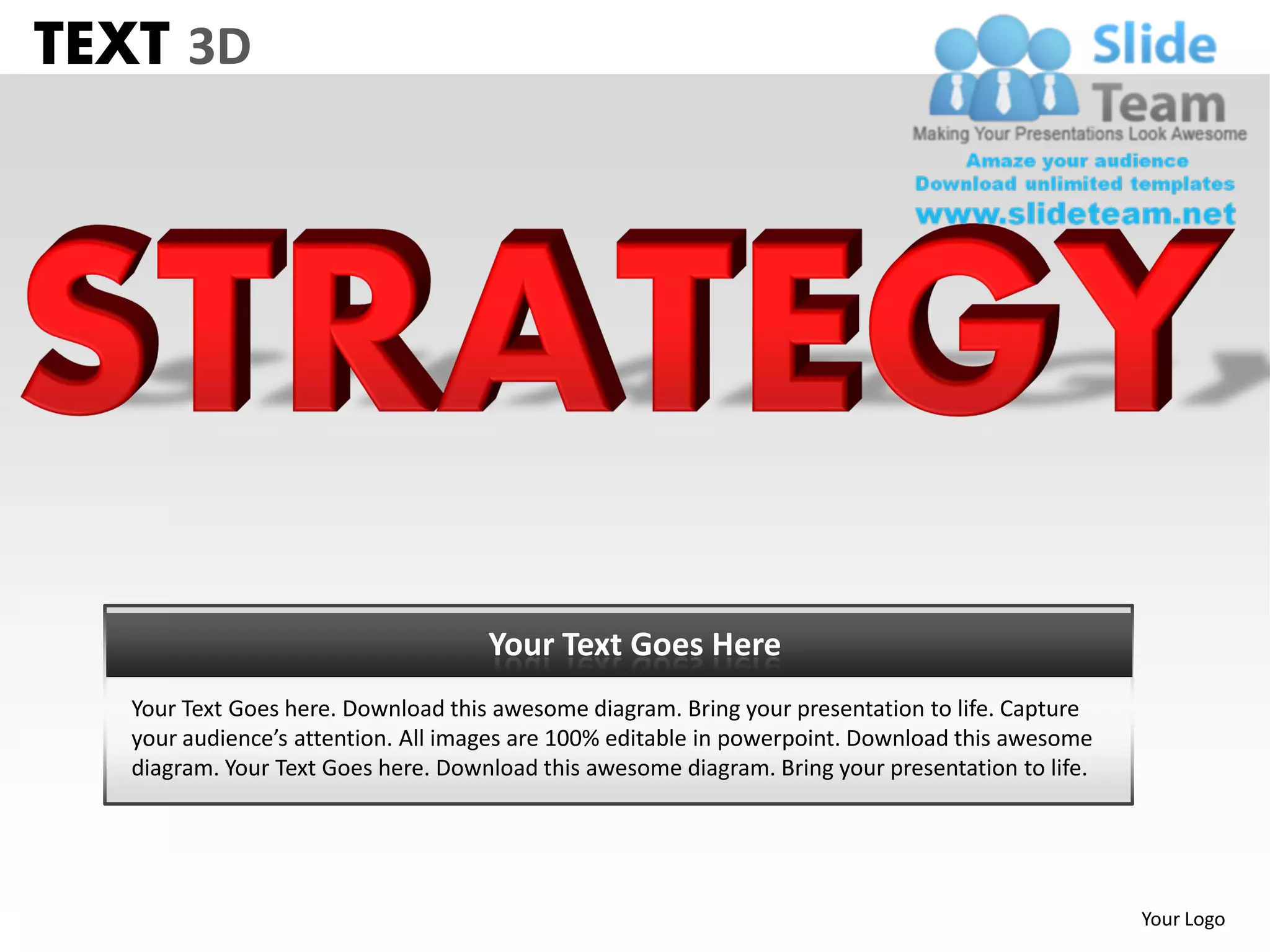 3d text powerpoint slides ppt templates PPT