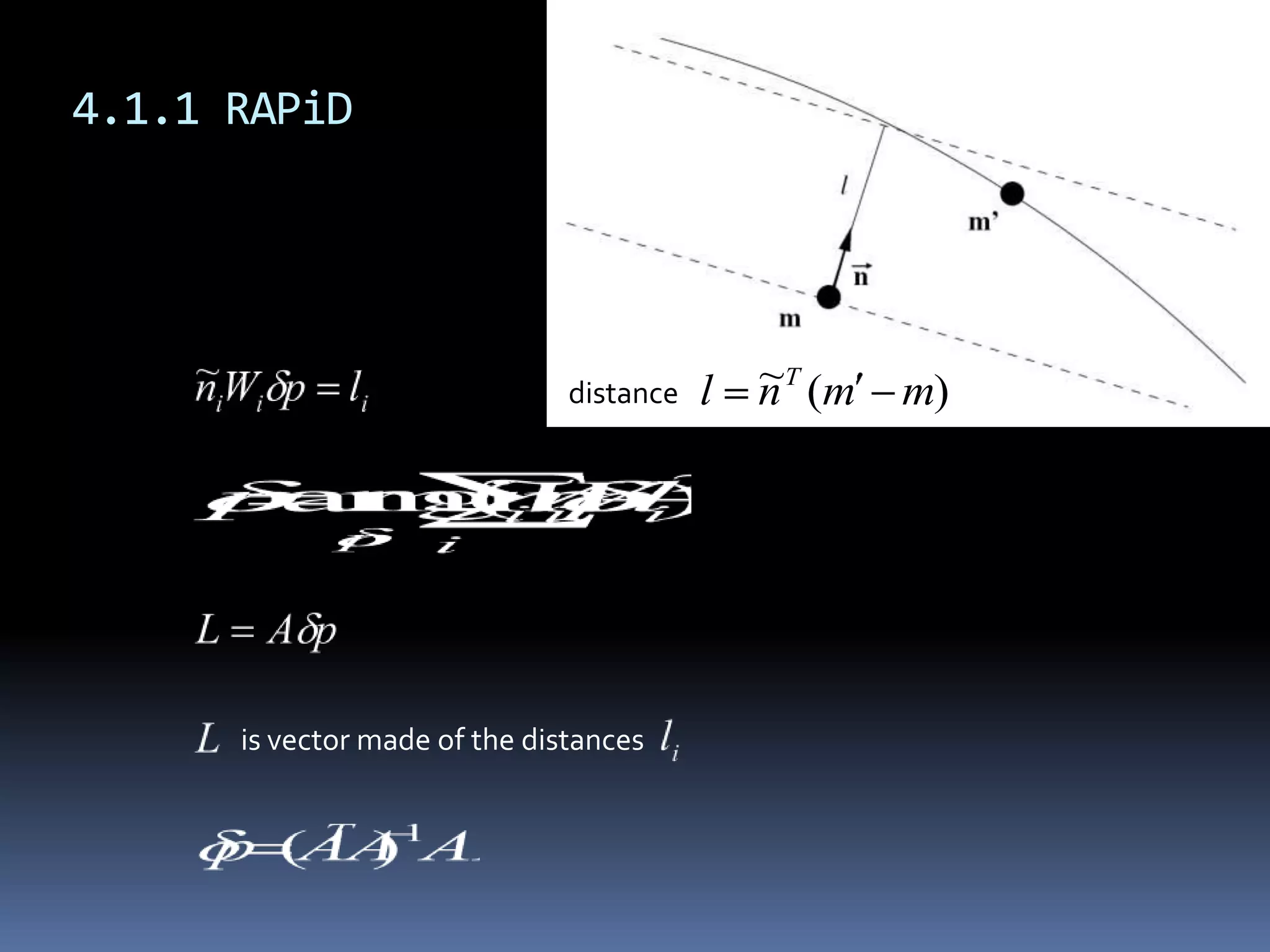 4.1.1 RAPiDdistanceis vector made of the distances