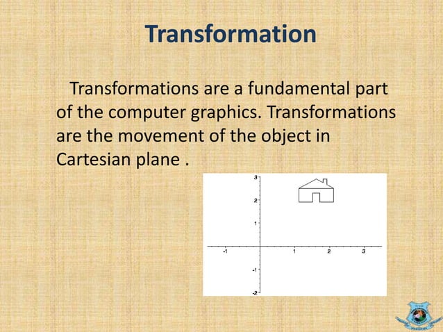 3D Transformation in Computer Graphics | PPTX
