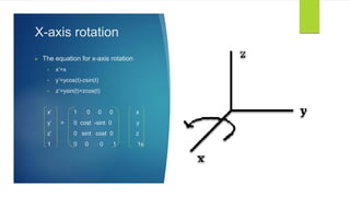 3 d transformation | PPTX