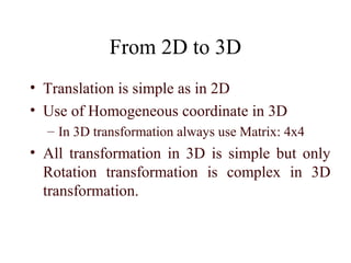 3 d transformations | PPT