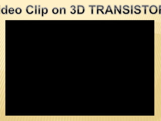 3d transistor