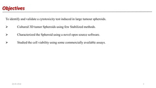 3D tumor spheroid models for in vitro therapeutic screening: a ...