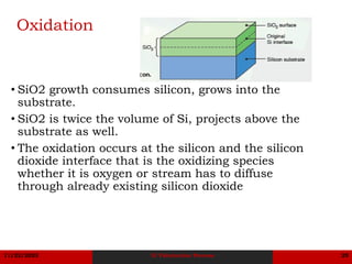 Ic Oxidation Process IC Fabrication Flow (Designer's Perspective) | PDF