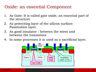 Ic Oxidation Process IC Fabrication Flow (Designer's Perspective) | PDF