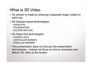 3D Video Programming for Android | PPT