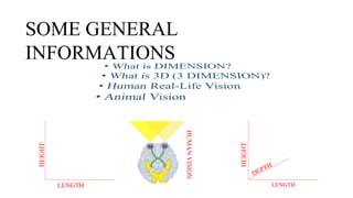 HEIGHT
HUMAN VISION
LENGTH
HEIGHT
SOME GENERAL
INFORMATIONS
H
PT
DE
LENGTH