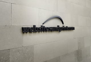 Websitesandprint.com 3D Wall Logo