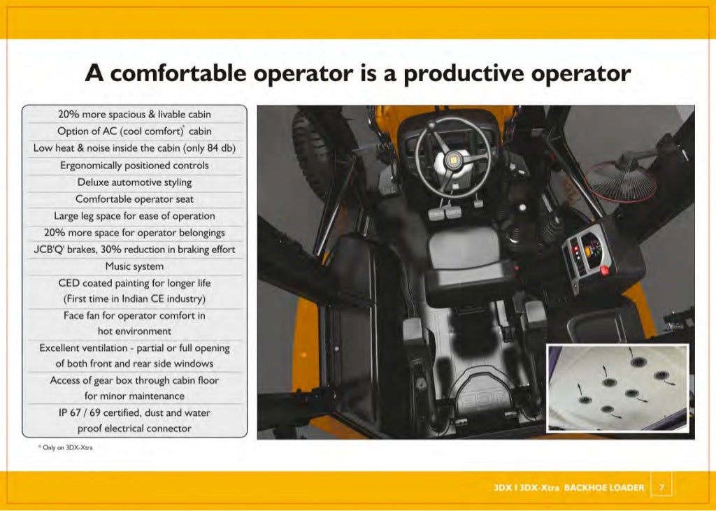 JCB 3DX xtra Backhoe Loader Brochure