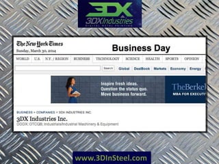 www.3DInSteel.com
 