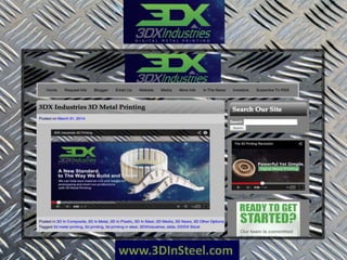 www.3DInSteel.com
 