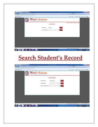 Search Student’s Record
 