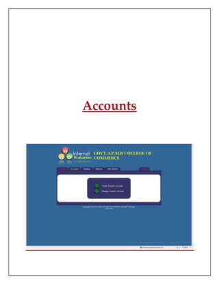 Accounts
 