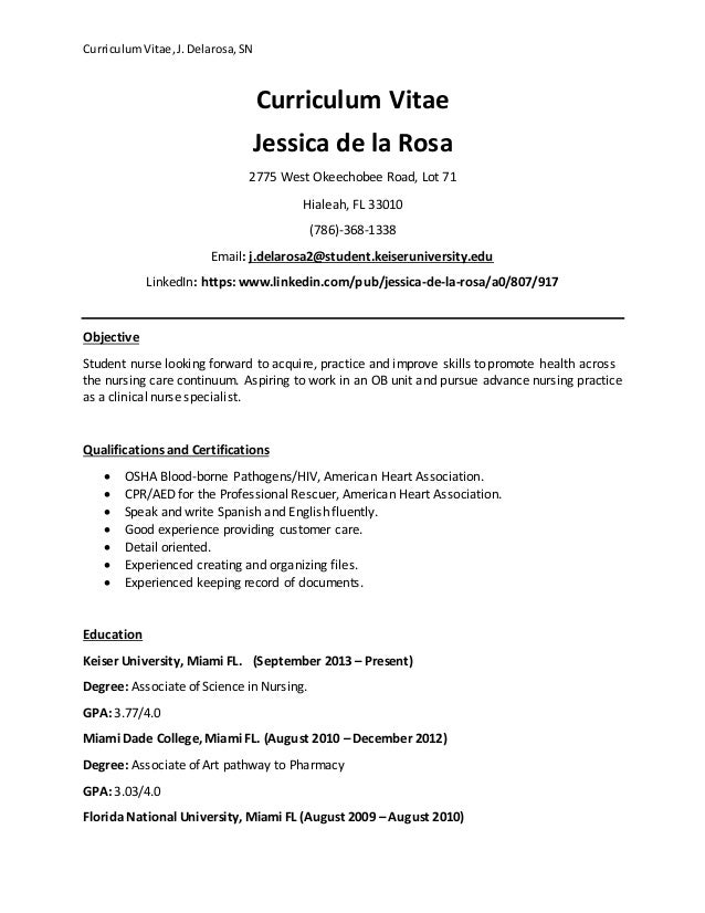 Keiser University Email >> Curriculum Vitae Updated Keiser University Email >> Curriculum Vitae Updated