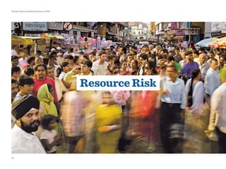 Resource Risk
10
PepsiCo Sustainability Summary 2010
 