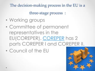 The coordination mechanism of the Bulgarian participation in (1) | PPTX