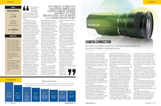 PAGE 6 | OCTOBER 2015 THENEXTMILLION.COM
I’m a long-time
entrepreneur.
I started my
first business,
a paintball company, in high
school, and I dropped out of
university to start a restaurant,
which I ran for a number of
years.
In 1999, the Internet
was booming, so I sold my
restaurant and holed up in
an apartment in Vancouver. I
taught myself HTML and CSS
to learn how to build things
for the Internet. I got a job at a
dot-com, which went really well
for about six months, until the
bottom fell out of the market.
I had a big belief that
the Internet wasn’t going
anywhere. I founded an
agency that did service work
for clients and also incubated
new products. As the company
grew and we started doing
more work with clients in
the social media realm, we
realized that there weren’t any
good tools to manage social
media. So that was the “aha”
moment for Hootsuite: we take
the complexity of managing
multiple social networks with
multiple team members and
make it easier for companies to
manage their social media.
Today, we have five
different products. We have a
publishing product that helps
people build and schedule
content that they put out on
social media channels like
Twitter, Facebook, LinkedIn
and more than 100 other
social networks. We have an
engagement product, which
helps companies listen to what
people are saying on social
media and respond to it. We
also have analytics, advertising
and campaigning products.
With the advent of cloud
computing, the cost of building
these products has been
reduced significantly. You don’t
need to build your own data
centre; you can simply spin
one up on Amazon or whatever
other cloud service that you
want. We’re sending more
than 5 million messages every
day around the world, and
our customers rely on us for
consistent, reliable uptime on
our products. We’re able to do
that through a cloud grid.
The “freemium” model has
been a big part of our story,
too. We give away our basic
product for free. As you get
more advanced in your usage,
you run into paywalls, and at
that point customers upgrade
to our Pro or Enterprise
products.
When you have one person
on social, it’s pretty simple.
But when you have tens of
thousands of people trying to
work effectively, it becomes
very difficult and challenging.
We try to make that task
simpler for brands around the
world.
We’ve made a few targeted
acquisitions, but we’re wary of
being overly acquisitive. We
feel it’s important to be the
best at what we do. We don’t
want to build a product that’s a
mile wide and an inch deep.
A lot of people ask if we’re
going public. I think public
companies have best practices
in place, and we’re building
those. If the timing is right,
we’ll look toward an IPO, but
we’re not in any rush. We’ll just
see what the right thing is for
the company.
It’s been a pretty amazing
process, going from three
people at the beginning to
almost 1,000 employees now.
If we look back to eight years
ago, everyone was talking
about whether social media
was relevant and if it was here
to stay. We now know that it
is relevant and it is here to
stay. We know that there’s
an absolute shift in how
companies are communicating
with their
customers, and
we’re pretty
blessed to be
sitting in the
middle of that.
HOW I DID IT
BY THE NUMBERS
Vitals
Hootsuite Media Inc.
Founded in
2008
approaching
1,000
full-time employees
12million
users
* We have a culture where
we want people to have the
power to make mistakes,
but it’s not okay to make
a mistake and not learn
from it. If you’re making the
same mistake over and over
again, you’ve got a problem.
* Name and branding are
critical, especially at an
early stage. You need to be
memorable.
* Listen to people. We listen
to our customers and other
stakeholders, like our
team and product people.
From there, we condense
and consolidate a product
vision.
ryan’s Tips
“IT’S BEEN A PRETTY
AMAZING PROCESS,
GOING FROM THREE
PEOPLE AT THE
BEGINNING TO ALMOST
1,000 EMPLOYEES NOW.”
THENEXTMILLION.COM
More tools to use
The beauty of cloud computing is that it can help companies grow in myriad ways. Last year,
KPMG asked business owners how the cloud will help them most. Here’s what they said
49%
DRIVE COST
EFFICIENCES
42%
BETTER ENABLE
MOBILE
WORKFORCE
37%
IMPROVE
ALIGNMENT
WITH
CUSTOMERS/
PARTNERS
35%
BETTER
LEVERAGE DATA
TO PROVIDE
INSIGHT
32%
NEW PRODUCT
DEVELOPMENT/
INNOVATION
30%
DEVELOP NEW
BUSINESS
MODELS
28%
SHIFT TO GLOBAL
SHARED SER-
VICES MODEL
28%
FASTER TIME
TO MARKET
OCTOBER 2015 | PAGE 7THENEXTMILLION.COM
PHOTOGRAPHBYTHOMASFRICKE
THE PRODUCT
CameraConnection
The video surveillance industry is undergoing big changes and
Vancouver’s Avigilon is leading the way
BY KIM SHIFFMAN
It’s impossible not to notice the many
security cameras in shopping malls,
airports, stadiums and banks. While
they’re meant to capture crooks and
increase customer safety, a lot of the video
technology that’s been traditionally used
doesn’t elicit much useful information.
That shouldn’t come as a surprise – we’ve
all seen those grainy camera clips on the
evening news.
In 2004, Alexander Fernandes thought
that he could create something better.
The long-time entrepreneur, who had
successfully founded and sold companies
in the past, had a passion for technology – 
specifically software, hardware and high-
end digital imaging. “As an entrepreneur,
I was always looking for the biggest
opportunities where I could dominate,” he
says. “I knew this was a big market, ripe
for the picking.”
Fernandes launched Avigilon, a
designer, manufacturer and marketer of
end-to-end video surveillance software
and equipment. In 2009, after several
years of R&D, the company began
selling its products to school campuses,
transportation systems, hospitals,
prisons, casinos and any other sector that
needed to capture high-quality video.
The company’s products quickly
took off. In 2014, its seventh revenue-
generating year, Avigilon’s sales reached
$271.4-million, representing a compound
annual growth rate of close to 100 per
cent. What’s more, the company is solidly
in the black, boasting 2014 net income
exceeding $35-million. Its stock is also
up 314 per cent since it went public on the
TSX in 2012.
Most businesses come for Avigilon’s 120
HD IP line of cameras that offer high-
tech features such as automatic image
enhancement – which can reveal details
such as licence plates or a suspect’s facial
features – but its cloud-based software is
a big part of the company’s solutions, too.
Each camera comes with secure video-
management software that uses cloud
technology, allowing organizations to
manage security across multiple sites
from any global location and from a
single platform, such as a computer
or smartphone app. The company has
also started offering adaptive video
analytics, which can classify people and
vehicles while eliminating normal scene
activity, such as moving trees, shadows or
reflections from water or glass.
Despite Avigilon’s success, growth
hasn’t been without its challenges. One
of the biggest challenges, says Fernandes,
is human resources. “A company’s plan
is only as good as its execution, and that
comes down to people,” he says. With
more than 800 employees, things will
inevitably go wrong: a shipper or receiver
enters the wrong customer address; the
accounting department charges a client
the wrong amount; an engineer is careless
with software.
Fernandes counters this reality with
a decisive strategy. “We’re constantly
culling the herd,” he says. “The bottom
10 per cent of our employees are made to
improve or are let go.” That said, Avigilon
employees enjoy high salaries and internal
promotions. “If you have the right people,
they’ll find solutions to problems,” he
explains.
With the right people and products in
place, Fernandes sees Avigilon growing
for years to come. The company’s market
share is close to 2 per cent, but because
the video surveillance market is so
fragmented, no other firm has gotten past
5 per cent.
“I’m expecting something
unprecedented in our industry,” he says.
“We’re going to get 10 per cent market
share.” And as for revenue, Fernandes
isn’t afraid to throw around the word
billion: “It’s my personal goal.”
 