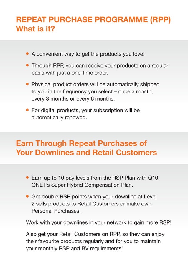 Repeat Purchase Programme Flyer_English | PDF | Household Supplies ...