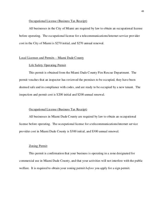 mba thesis miami dade count permit for passing out flyers