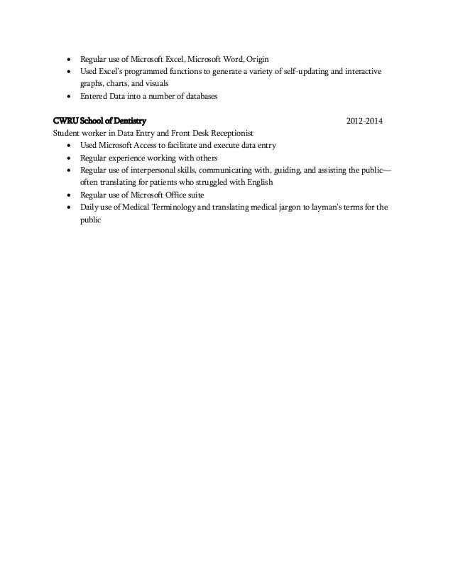 Microbiology lab techniques resume