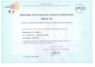 A2 Certificate
