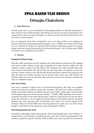 FPGA Based VLSI Design | PDF | Free Download