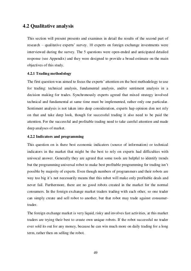 Fundamental vs technical analysis thesis