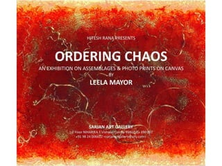 Catalogue Ordering Chaos - leela mayor