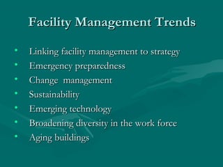 Facility Management Trends Presentation final_1 | PPT