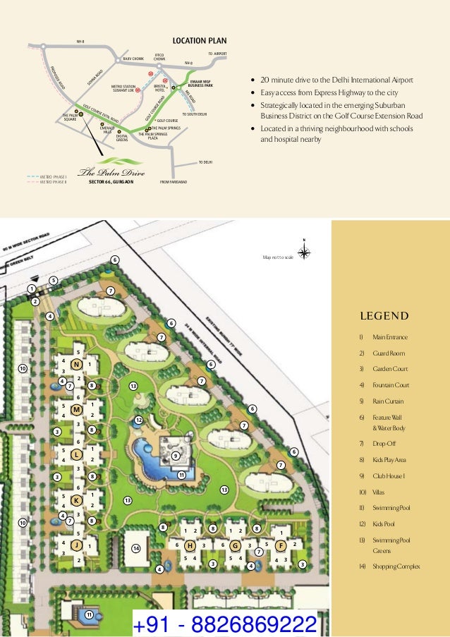 8826869222 Emaar MGF Palm Drive Golf Course Extension Road Gurgaon