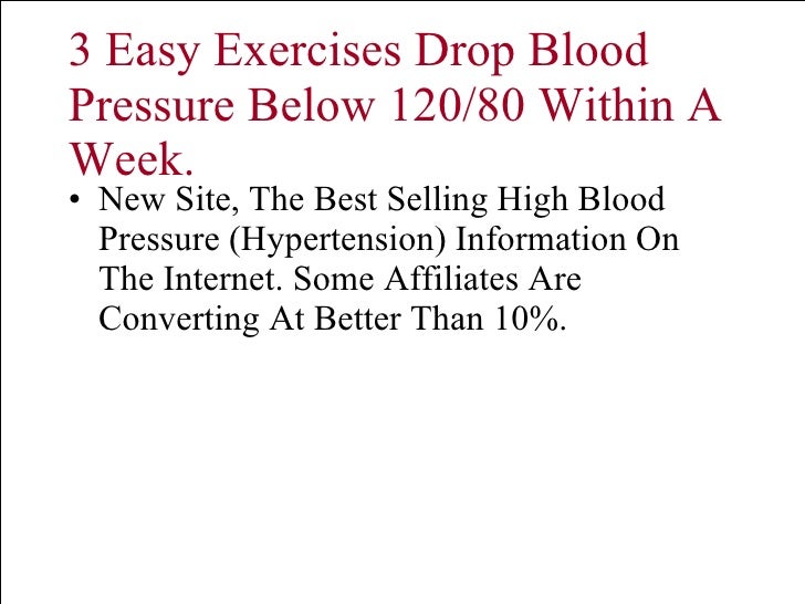 3 Easy Exercises Drop Blood Pressure Below 12080 Within A Week