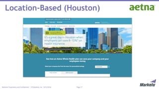 Page 17Marketo Proprietary and Confidential | © Marketo, Inc. 9/21/2016
Location-Based (Houston)
 