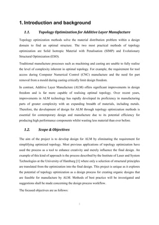 The Development of Design by Topology Optimization for Additive ...