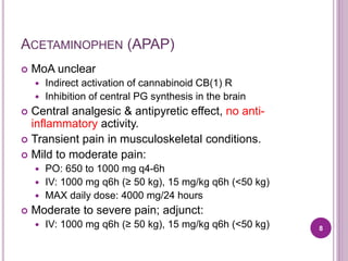 Acute pain management | PPTX
