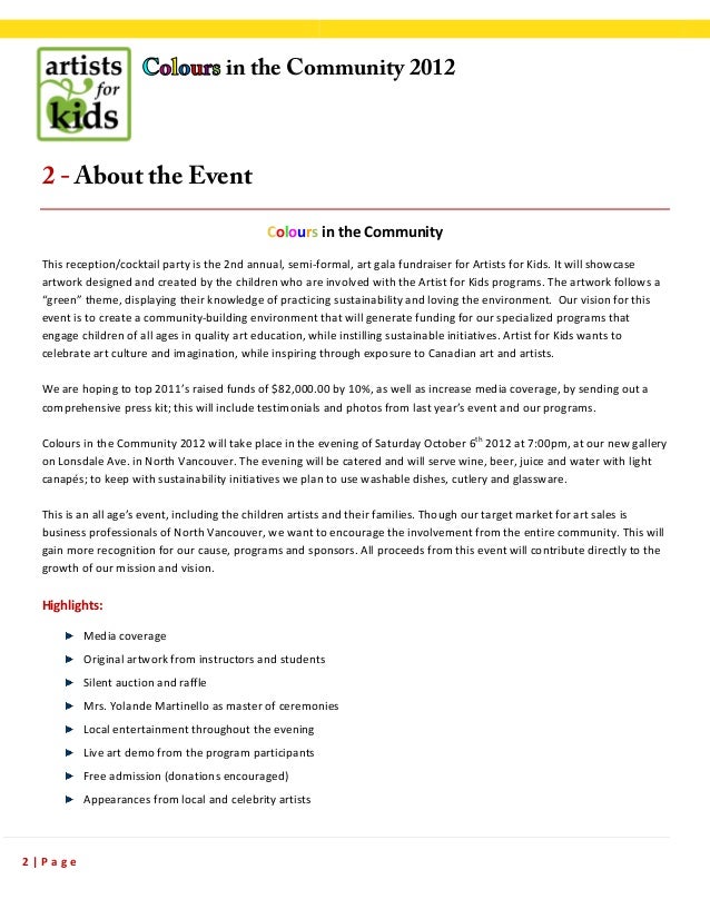 Event proposal sample letter picture