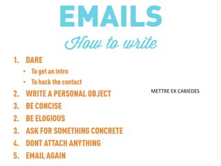 •
•
METTRE EX CABIEDES