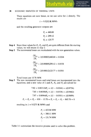3 Economic Dispatch Of Thermal | PDF