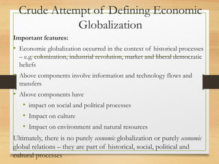 Economic Globalization in Contemporary W | PPTX
