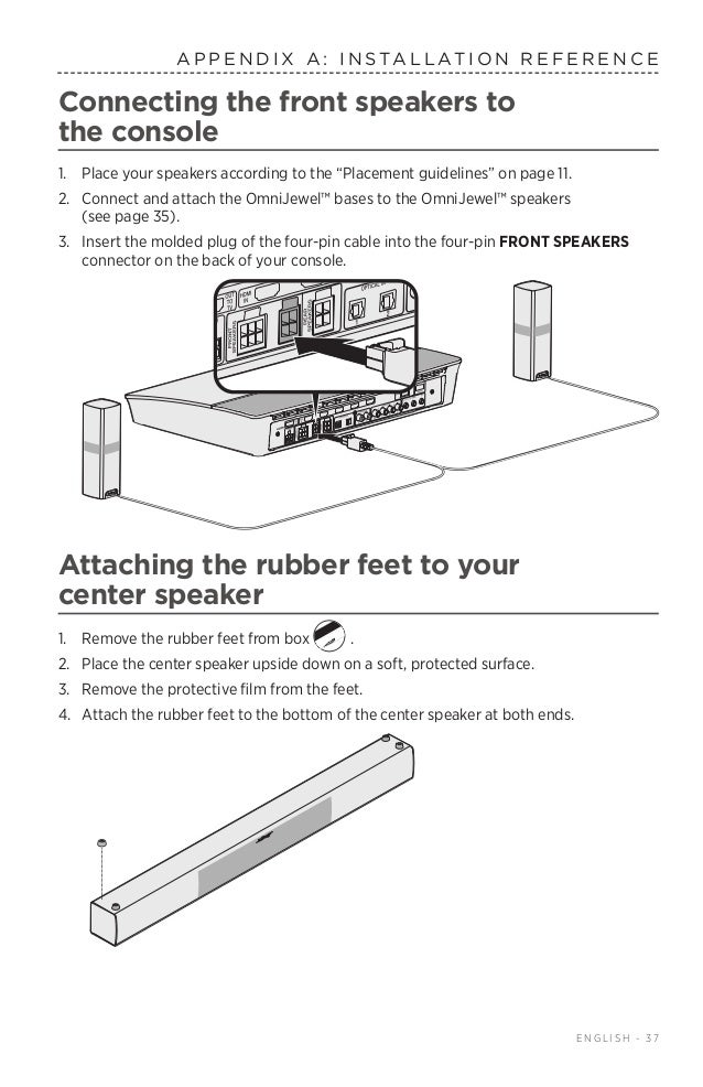 omnijewel center speaker