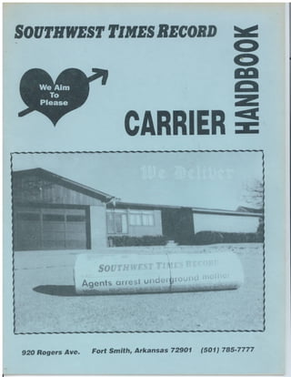 SWTR Carrier Handbook